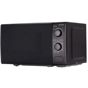 Kuchnia mikrofalowa MPM-20-KMM-12 700W średnica 25.5 cm pojemność 20L Gotowanie, Podgrzewanie,Rozmrażanie Czarny
