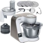 Robot kuchenny planetarny BOSCH MUM5XW10 1000W z wbudowaną wagą i timerem, rozdrabniaczem