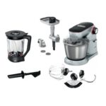 Robot kuchenny planetarny BOSCH OptiMUM Seria 8 MUMS8ZS60 1600W z maszynką do mięsa i wbudowaną wagą