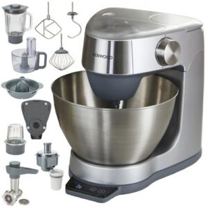 Robot kuchenny planetarny KENWOOD KHC29A.X0SI Prospero+ 1000W z wagą, maszynką do mięsa i blenderem kielichowym