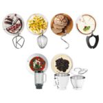 Robot kuchenny planetarny KENWOOD KVL85.124SI Titanium Chef Baker XL 1200W z wagą i blenderem kielichowym (2 misy)