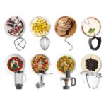 Robot kuchenny planetarny KENWOOD KWL90.594.SI Titanium Chef Patissier XL 1400W (2 MISY W ZESTAWIE)