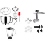 Robot kuchenny planetarny LOVIO HOME ChefAssistant Plus LVSTM02PRD 1900W z maszynką do mięsa i blenderem kielichowym