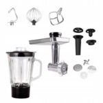 Robot kuchenny planetarny MOZANO Rob 02 2000W z blenderem kielichowym Czarny