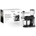 Robot kuchenny planetarny MOZANO Rob 02 2000W z blenderem kielichowym Czarny
