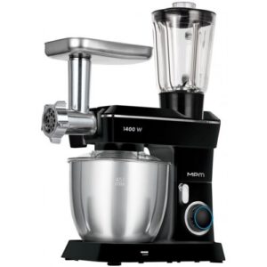Robot kuchenny planetarny MPM MRK-24 1400W (2 misy) z maszynką do mięsa i blenderem kielichowym