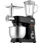 Robot kuchenny planetarny SENCOR STM 3761BK 1000W z maszynką do mięsa i blenderem kielichowym