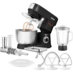 Robot kuchenny planetarny SENCOR STM 3761BK 1000W z maszynką do mięsa i blenderem kielichowym