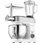 Robot kuchenny planetarny SENCOR STM 3789SL 1200W z rozdrabniaczem, maszynką do mięsa i blenderem kielichowym