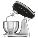 Robot kuchenny planetarny SMEG SMF04BLEU 800W Czarno-stalowy