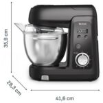 Robot kuchenny planetarny TEFAL Bake Partner Pro QB5458F0 1100W z maszynką do mięsa blenderem kielichowym i szatkownicą