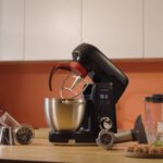 Robot kuchenny planetarny TEFAL Bake Partner Pro QB5458F0 1100W z maszynką do mięsa blenderem kielichowym i szatkownicą