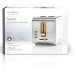 Toster NEDIS KABT510EWT Biały