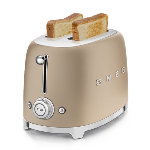 Toster SMEG TSF01CHMEU Złoty