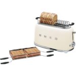 Toster SMEG TSF02CREU Kremowy