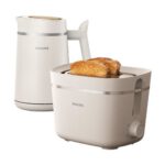 Czajnik PHILIPS Eco Conscious HD9365/10 + Toster PHILIPS Eco Conscious HD2640/10 Biały Mat