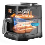 Air Fryer Frytkownica beztłuszczowa AI GÖTZE & JENSEN AF850T by Setti+ WiFi rozpoznawanie potraw i gotowanie na parze