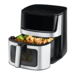 Air Fryer Frytkownica beztłuszczowa ZELMER ZAF8800 z podwójną grzałką, funkcją pary oraz dwoma okienkami do podglądu